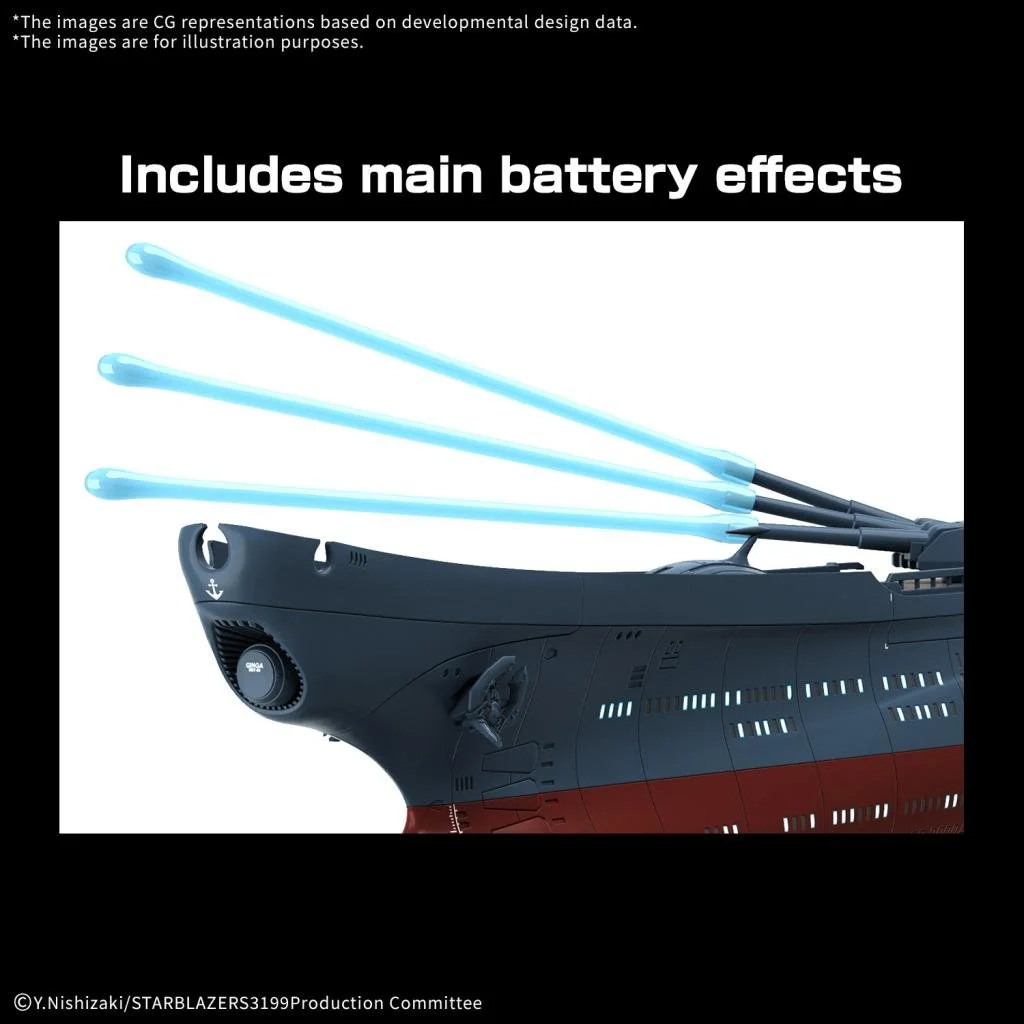 YAMATO - 1/1000 Experimental Ship BBY-03 Ginga - Model Kit